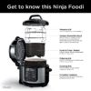 Ninja FD401 Foodi 8-Quart 9-in-1 Deluxe XL Pressure Cooker, Broil, Dehydrate, Slow Cook, Air Fryer