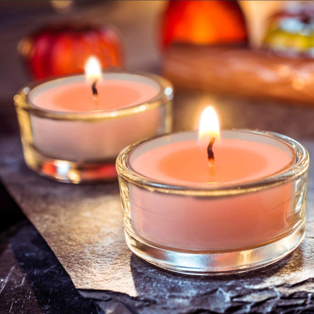 Scented Candle Aromatherapy Candles Bulk 48 Pack Long Lasting Soy Tea