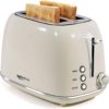 Toasters 2 Slice Retro Stainless Steel