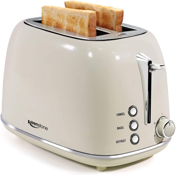 Toasters 2 Slice Retro Stainless Steel