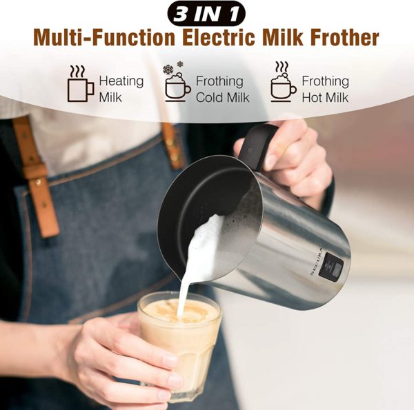 milk frother and steamer