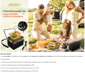 Electric Heated Lunch Box